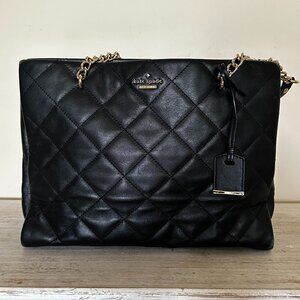 Kate Spade NY Black Quilted Tote